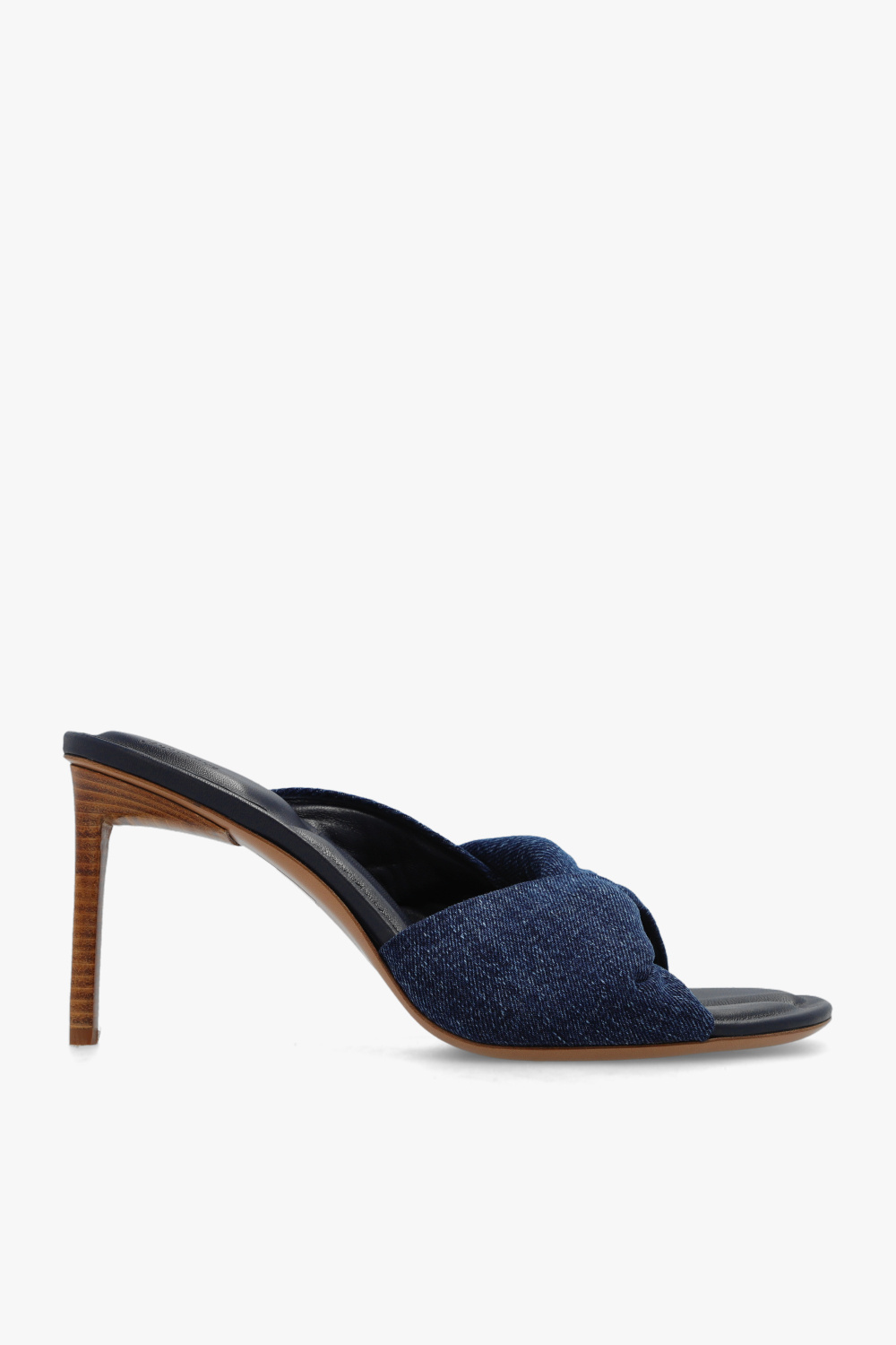 Navy mules clearance with heels